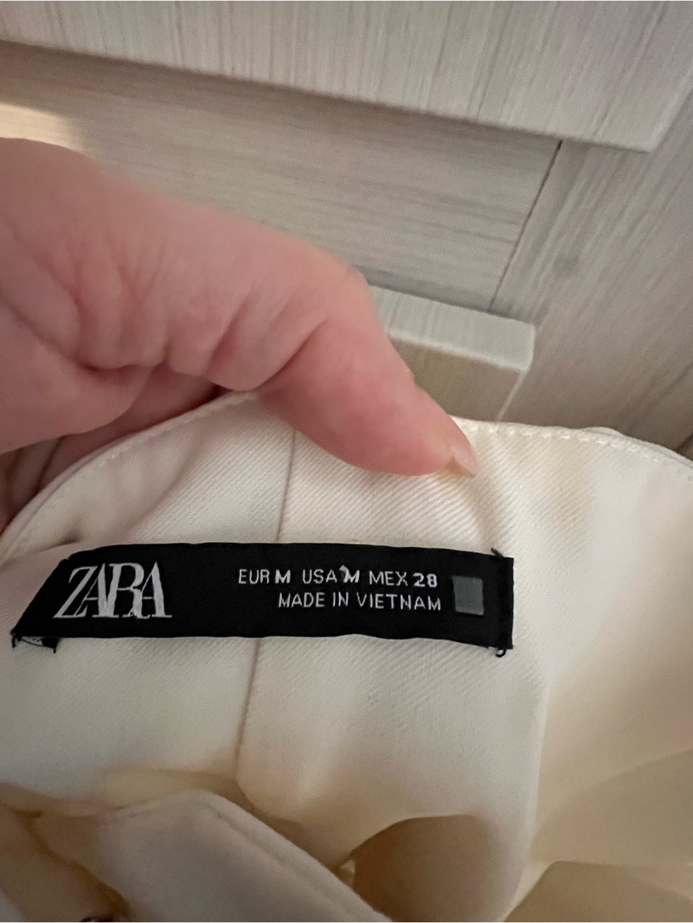 ZARA BELTED JUMPSUIT White Medium - Picture 5 of 5